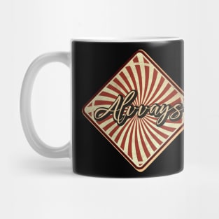 Alvvays vintage design on top Mug